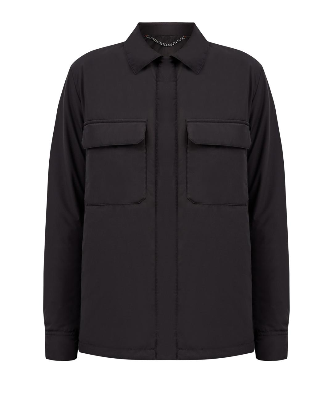 CANALI Черная полиэстеровая куртка, фото 1