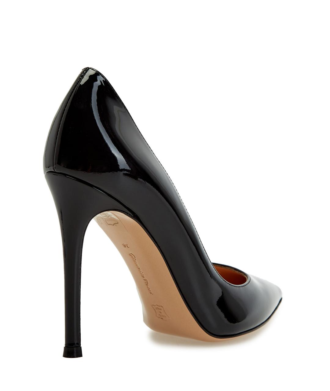 GIANVITO ROSSI Черные туфли из лакированной кожи, фото 3