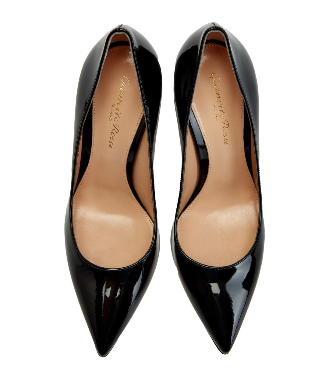 GIANVITO ROSSI Черные туфли из лакированной кожи, фото 4