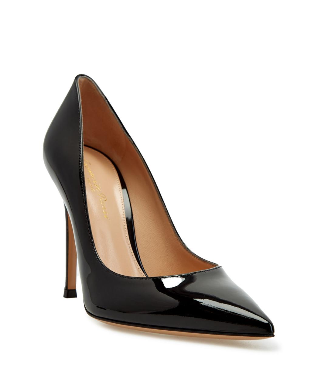 GIANVITO ROSSI Черные туфли из лакированной кожи, фото 2