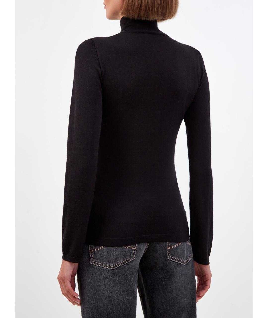 BRUNELLO CUCINELLI Черная кашемировая водолазка, фото 4