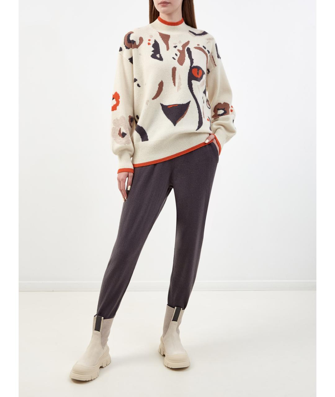 BRUNELLO CUCINELLI Бежевые замшевые ботинки, фото 7