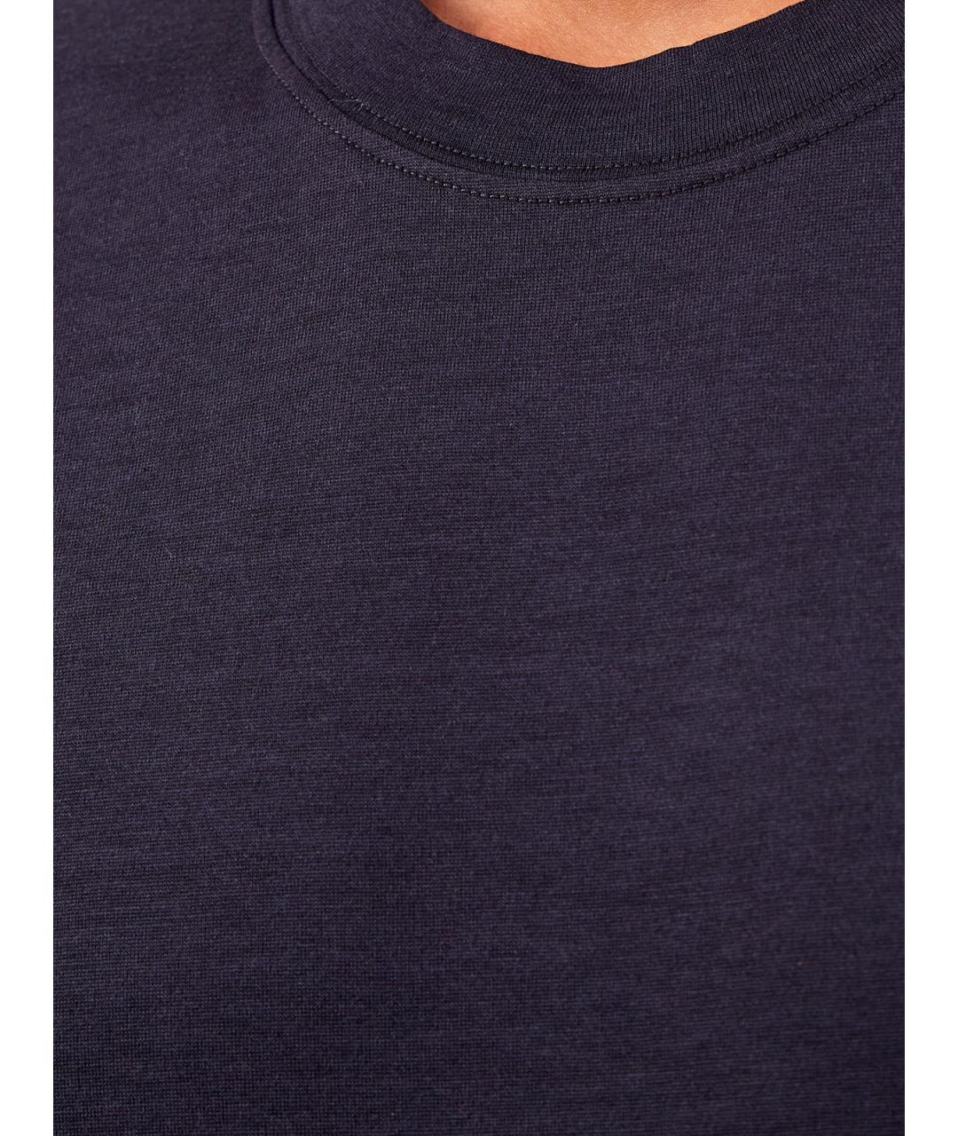 BRUNELLO CUCINELLI Синяя футболка, фото 5