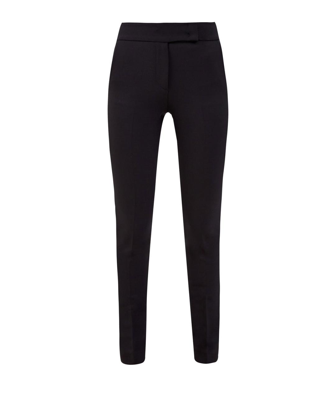 FABIANA FILIPPI Черные полиэстеровые брюки узкие, фото 1