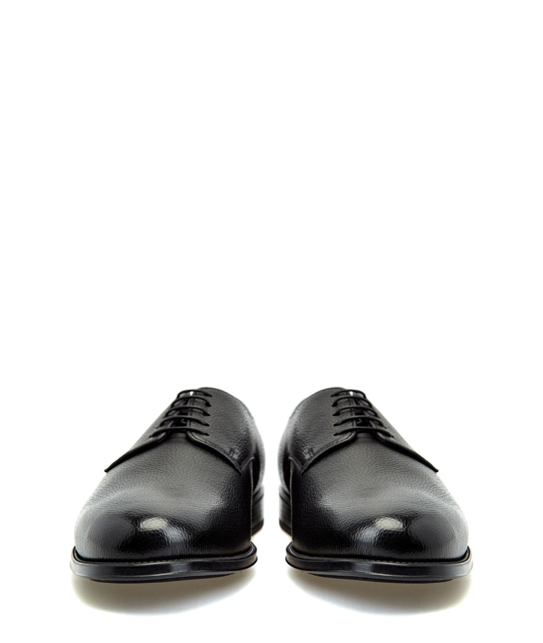 DOUCAL'S Черные кожаные туфли, фото 5