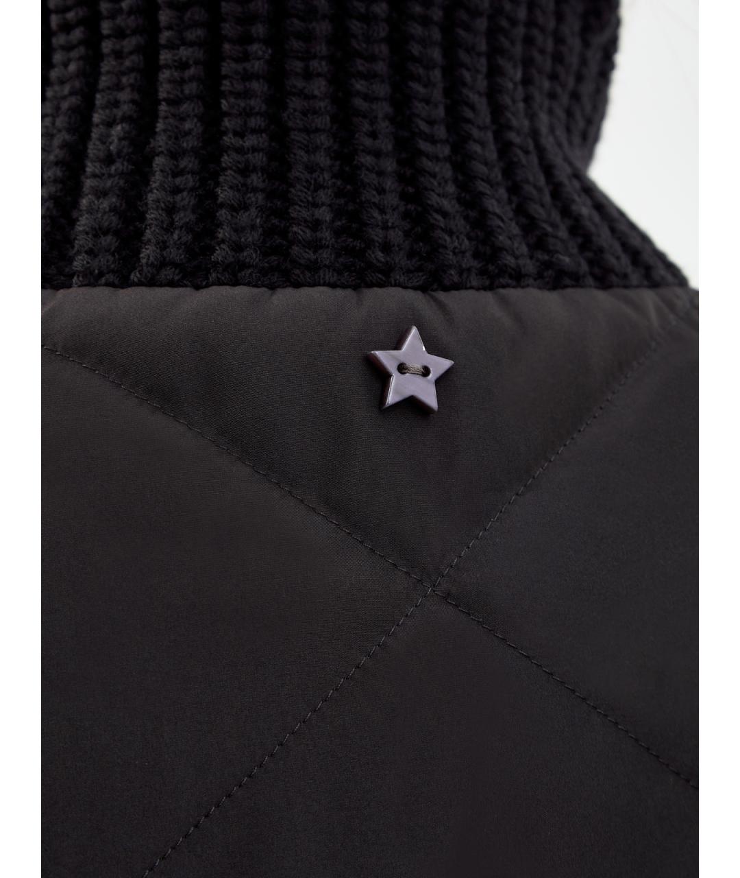 LORENA ANTONIAZZI Черный полиэстеровый жилет, фото 5