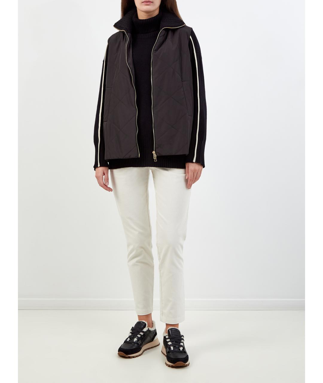 LORENA ANTONIAZZI Черный полиэстеровый жилет, фото 2