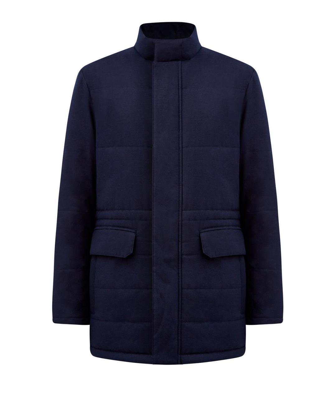 CANALI Синяя полиэстеровая куртка, фото 1