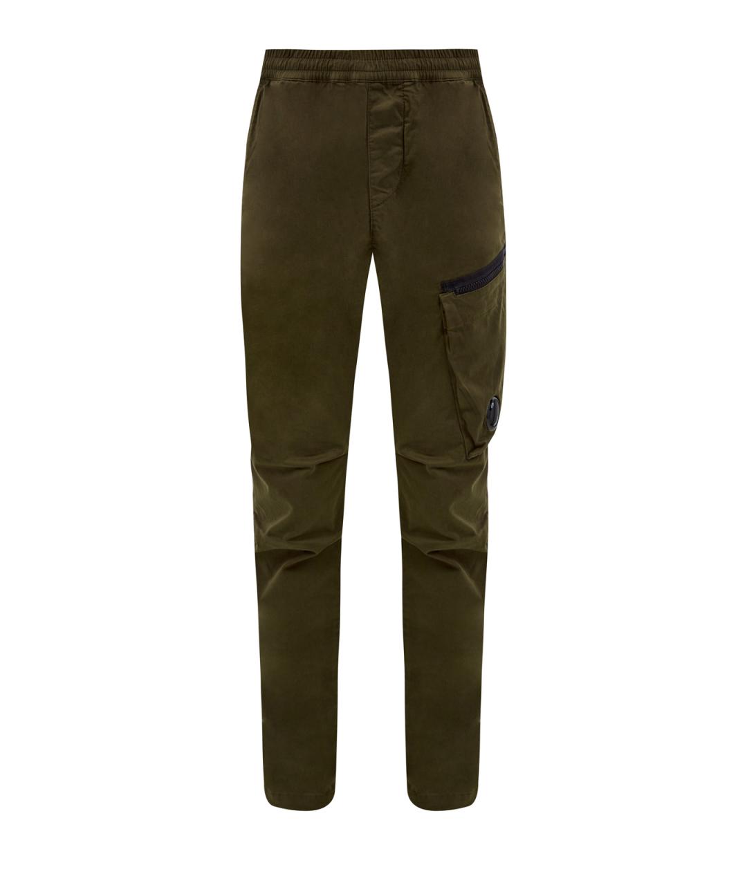 CP COMPANY Зеленые хлопковые повседневные брюки, фото 1