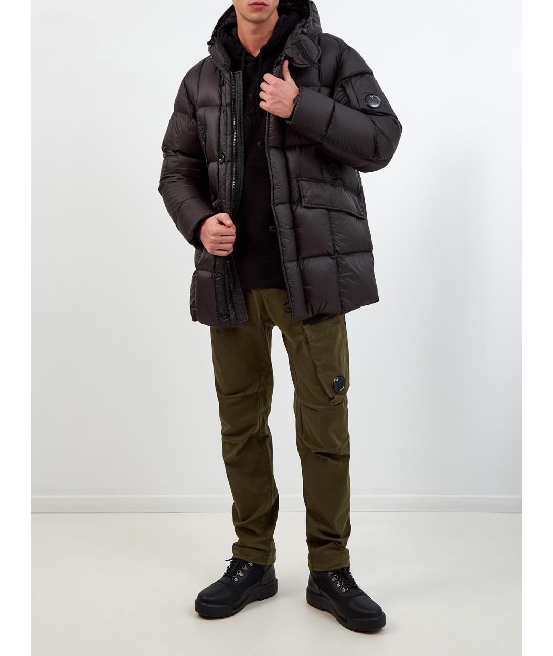 CP COMPANY Зеленые хлопковые повседневные брюки, фото 2