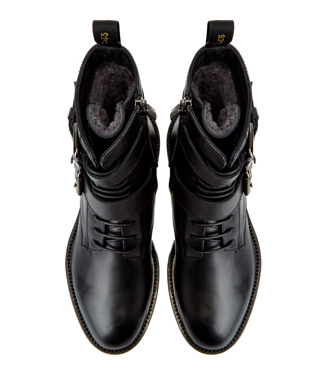DOUCAL'S Черные кожаные ботинки, фото 5