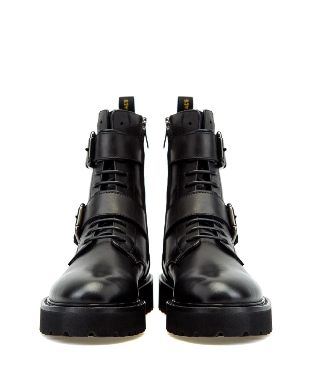 DOUCAL'S Черные кожаные ботинки, фото 6