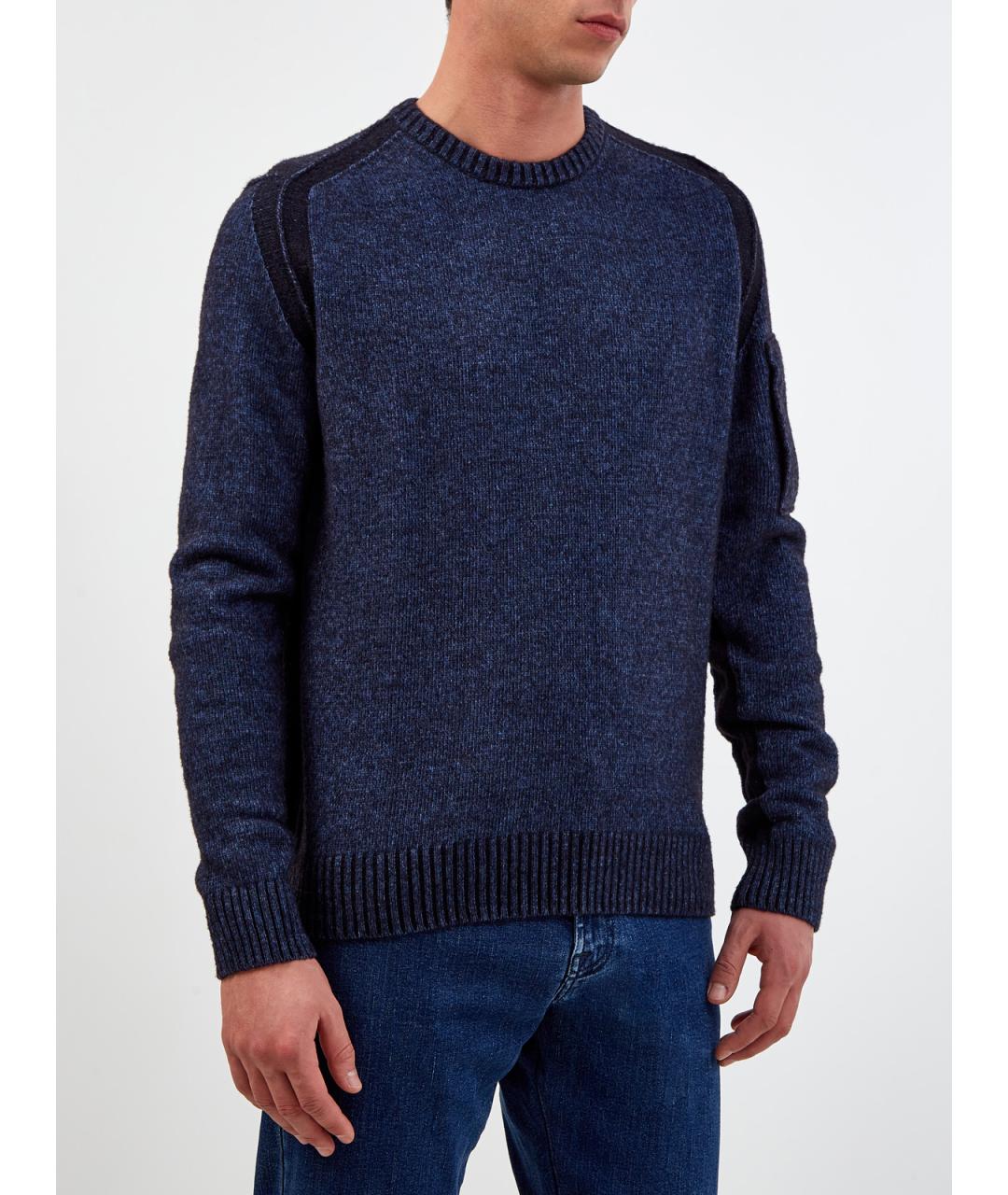 CP COMPANY Темно-синий полиамидовый джемпер / свитер, фото 3