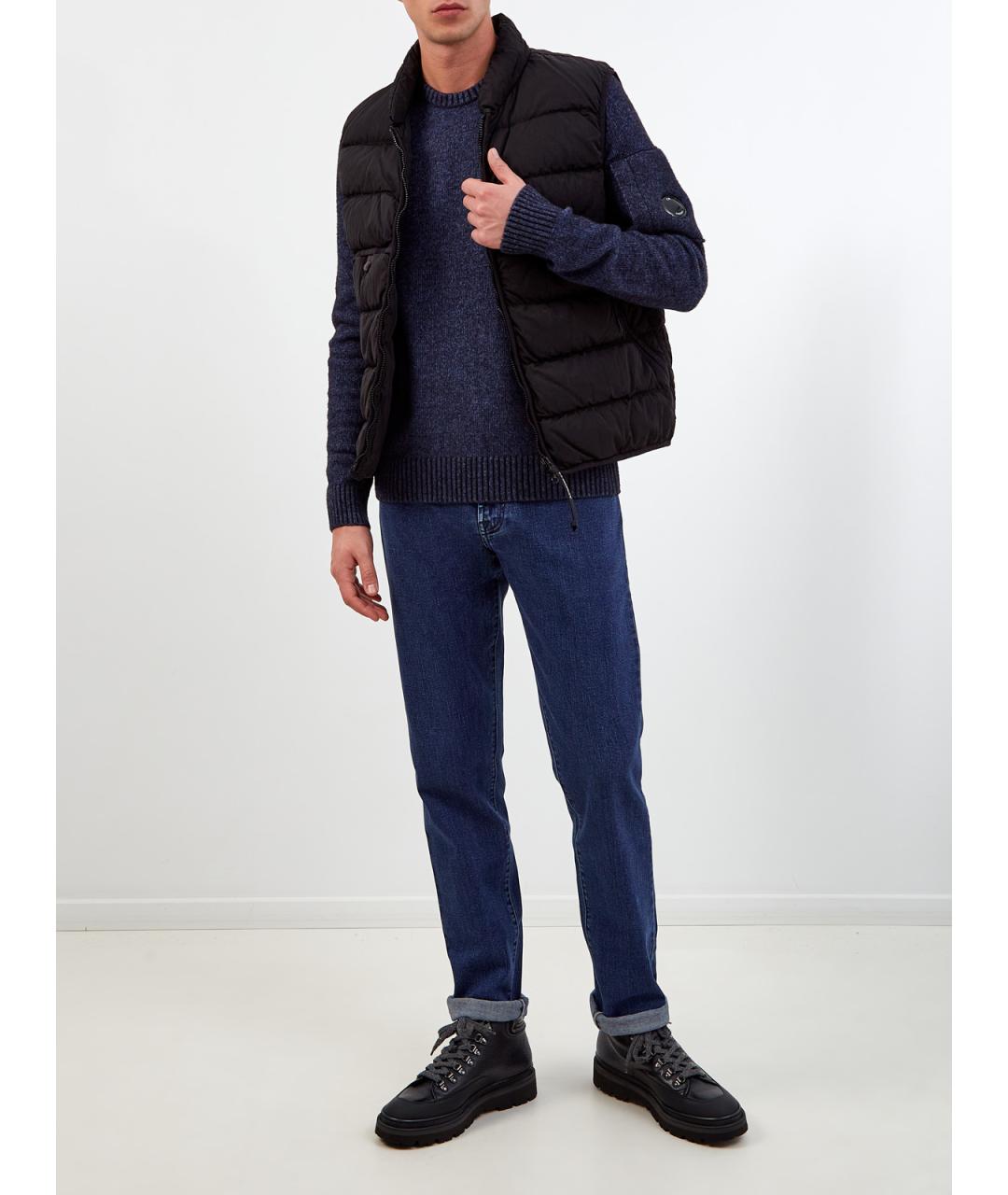 CP COMPANY Темно-синий полиамидовый джемпер / свитер, фото 2