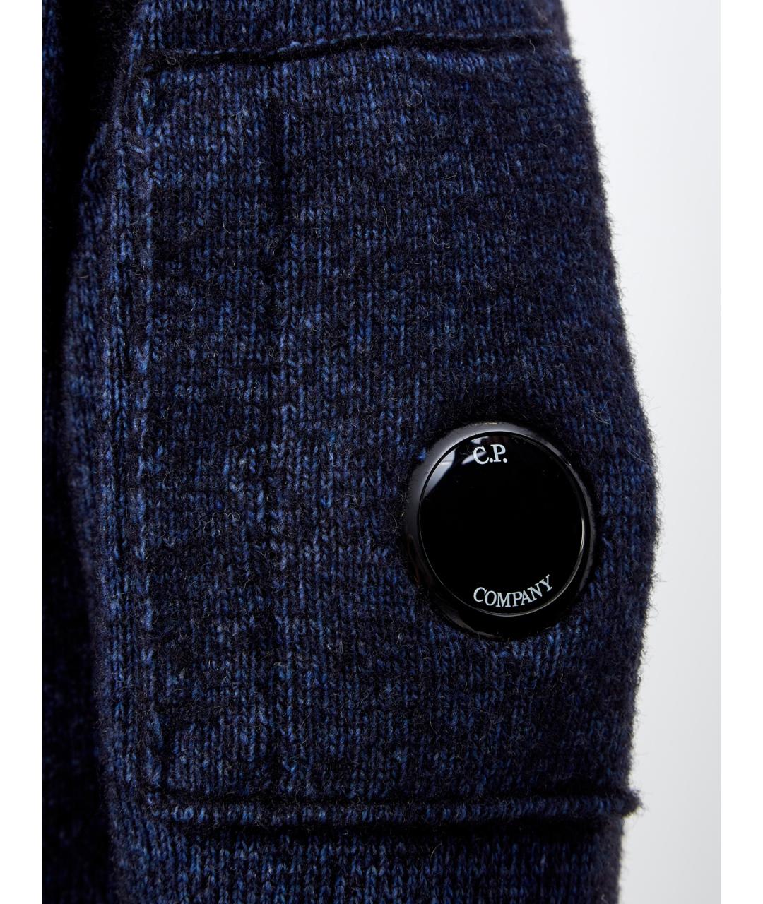 CP COMPANY Темно-синий полиамидовый джемпер / свитер, фото 5