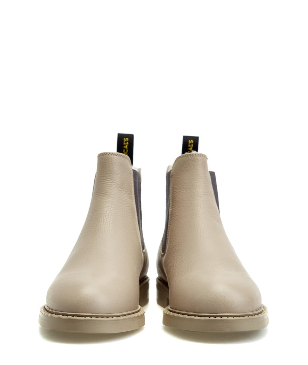 DOUCAL'S Бежевые кожаные ботинки, фото 5