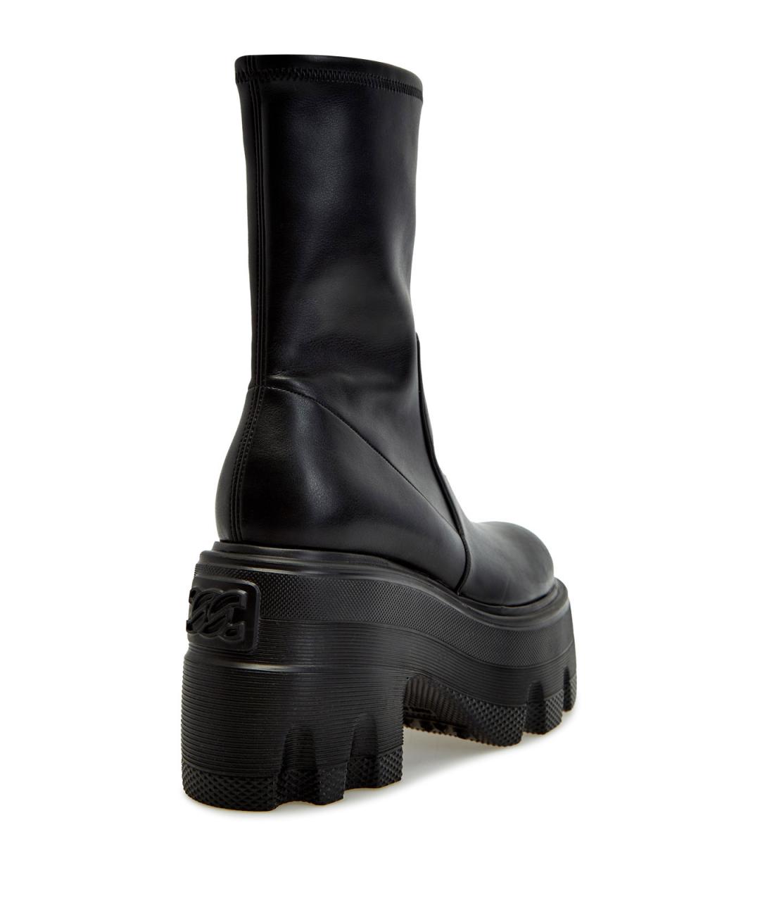 CASADEI Черные кожаные ботильоны, фото 3