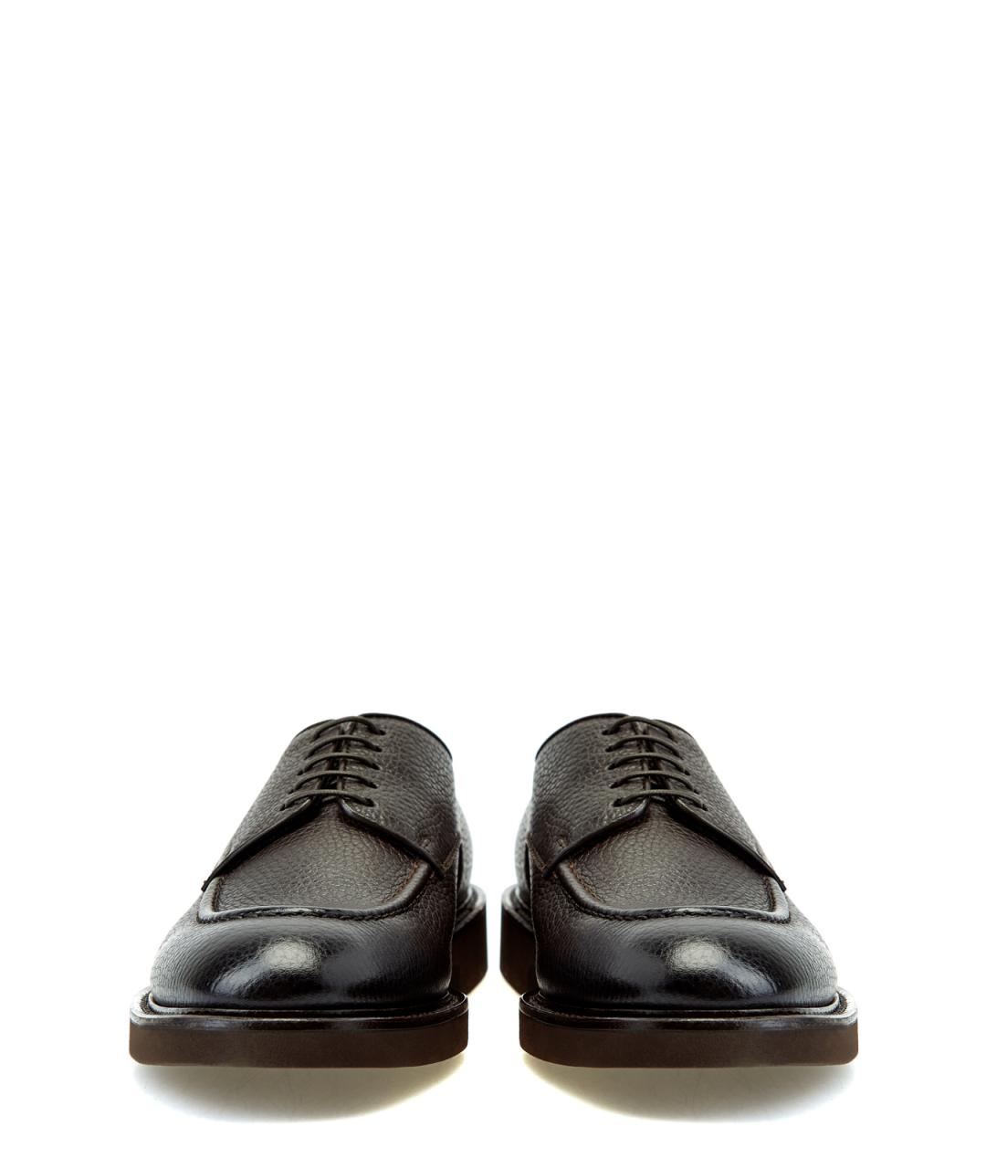 DOUCAL'S Коричневые кожаные туфли, фото 6