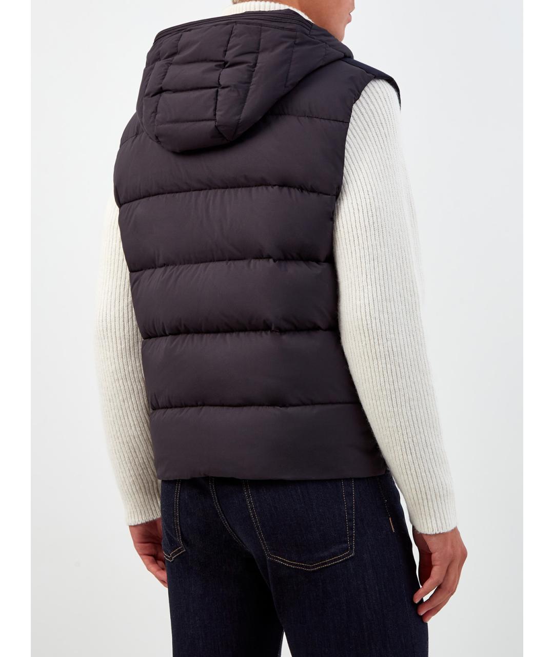 PESERICO Синий полиэстеровый жилет, фото 4