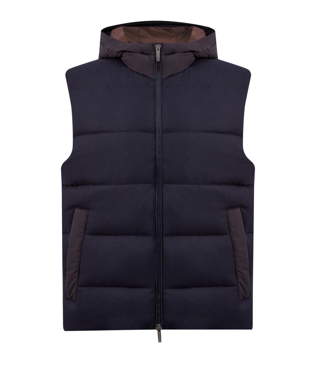 PESERICO Синий полиэстеровый жилет, фото 1