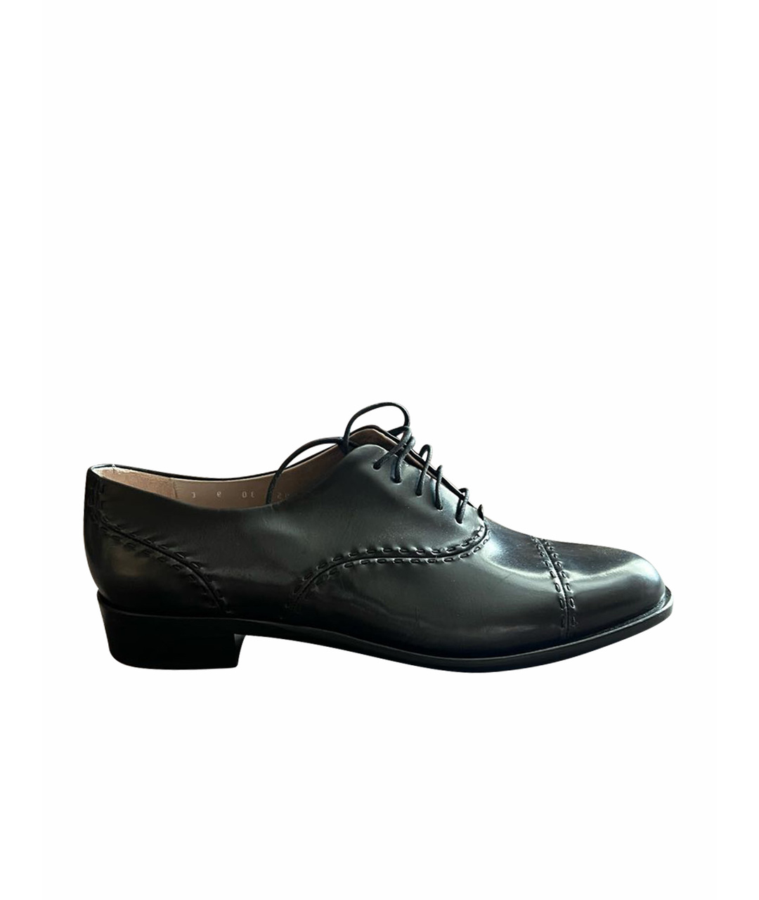 SALVATORE FERRAGAMO Черные кожаные ботинки, фото 1