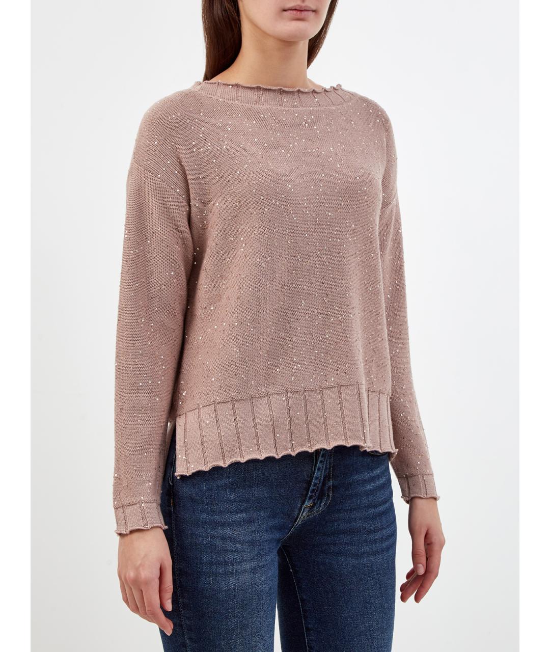 LORENA ANTONIAZZI Розовый шерстяной джемпер / свитер, фото 3