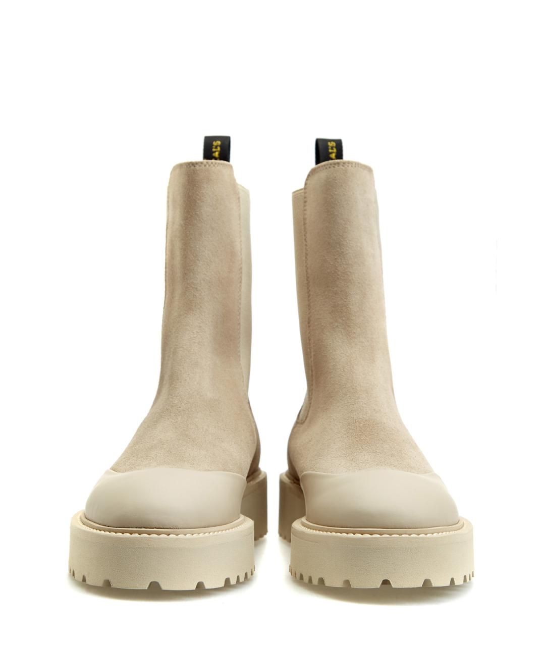 DOUCAL'S Бежевые замшевые полусапоги, фото 6