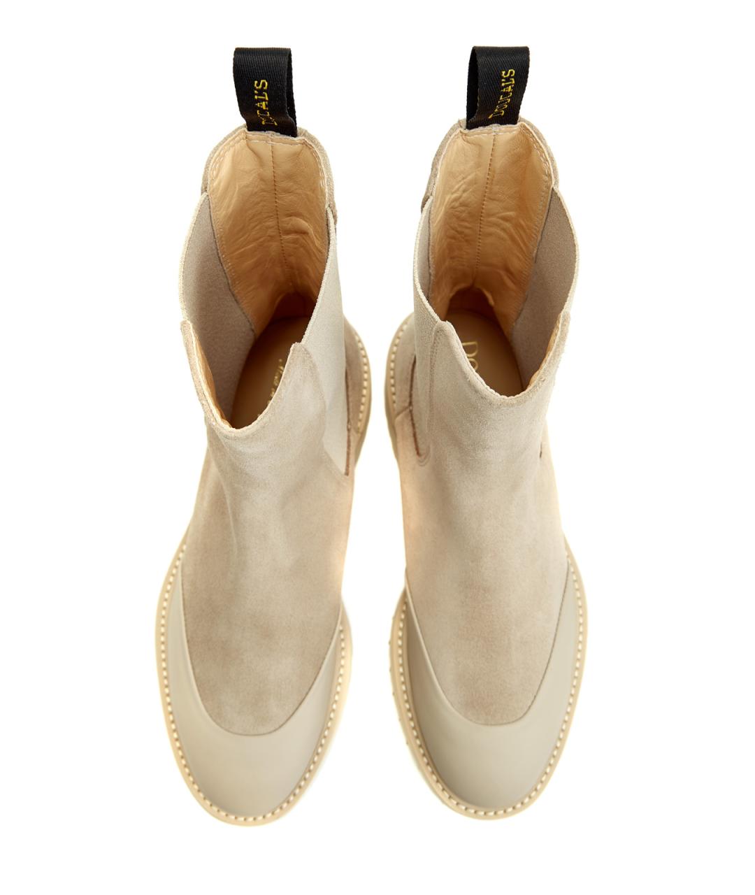 DOUCAL'S Бежевые замшевые полусапоги, фото 5