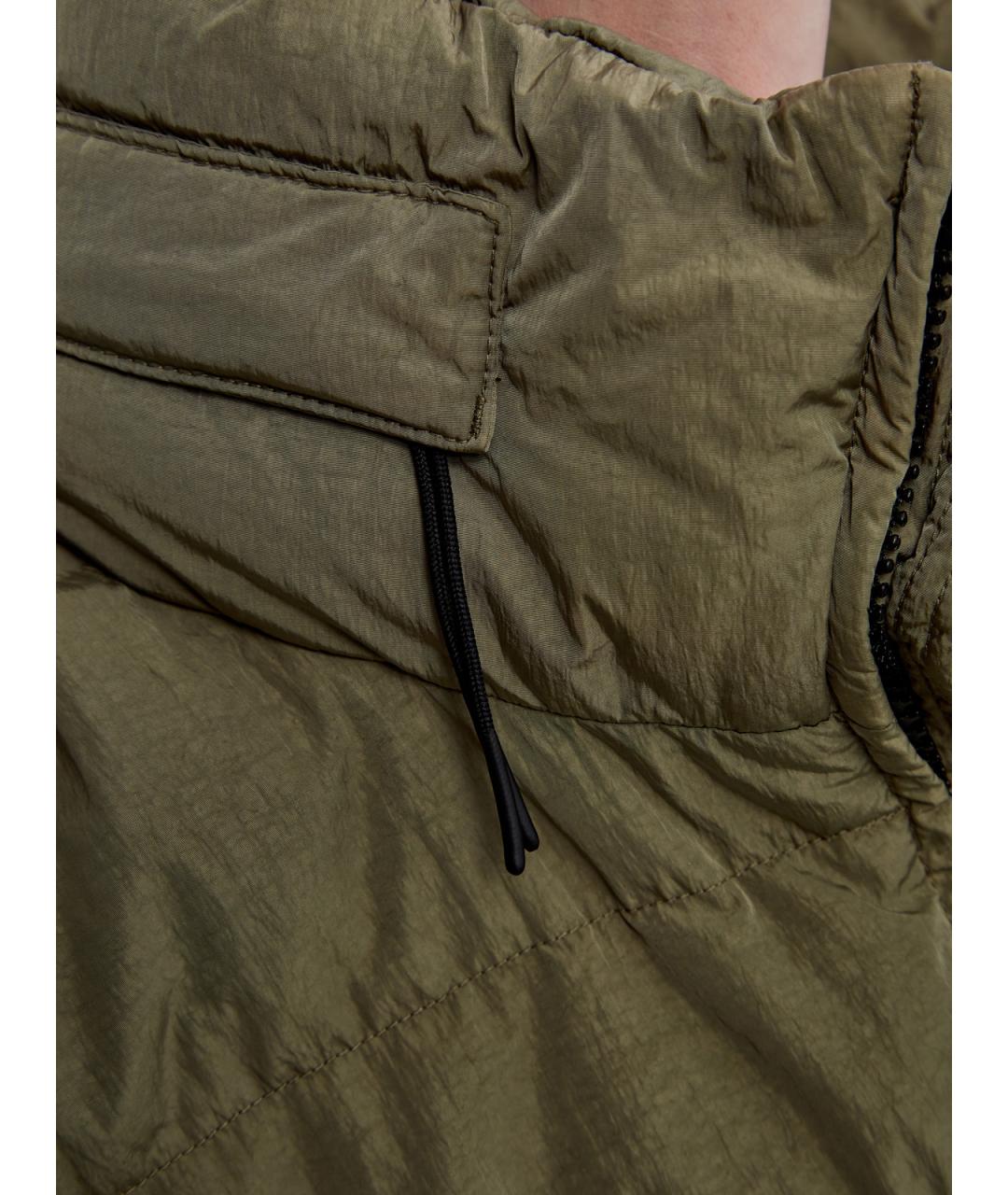CP COMPANY Зеленый полиамидовый пуховик, фото 4