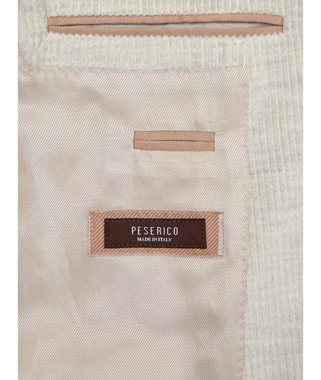 PESERICO Серый хлопковый пиджак, фото 6