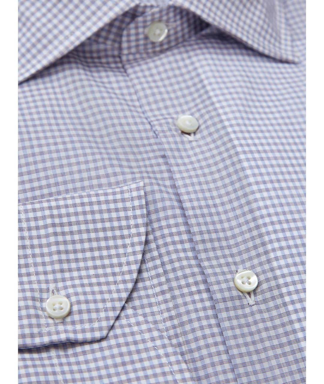 CANALI Фиолетовая хлопковая кэжуал рубашка, фото 2