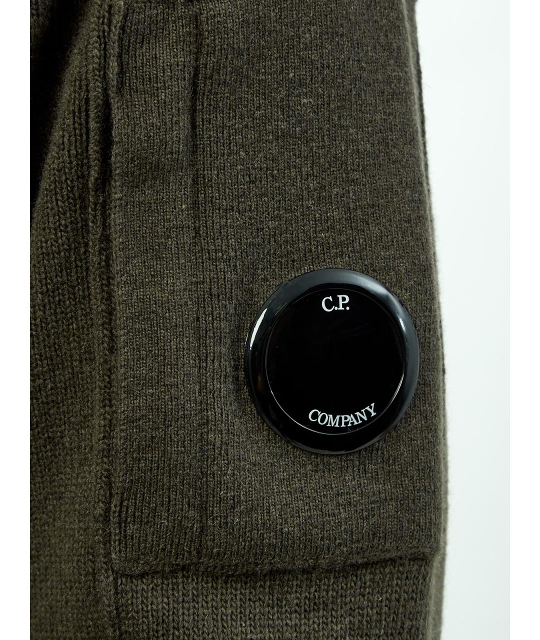 CP COMPANY Зеленый шерстяной джемпер / свитер, фото 5