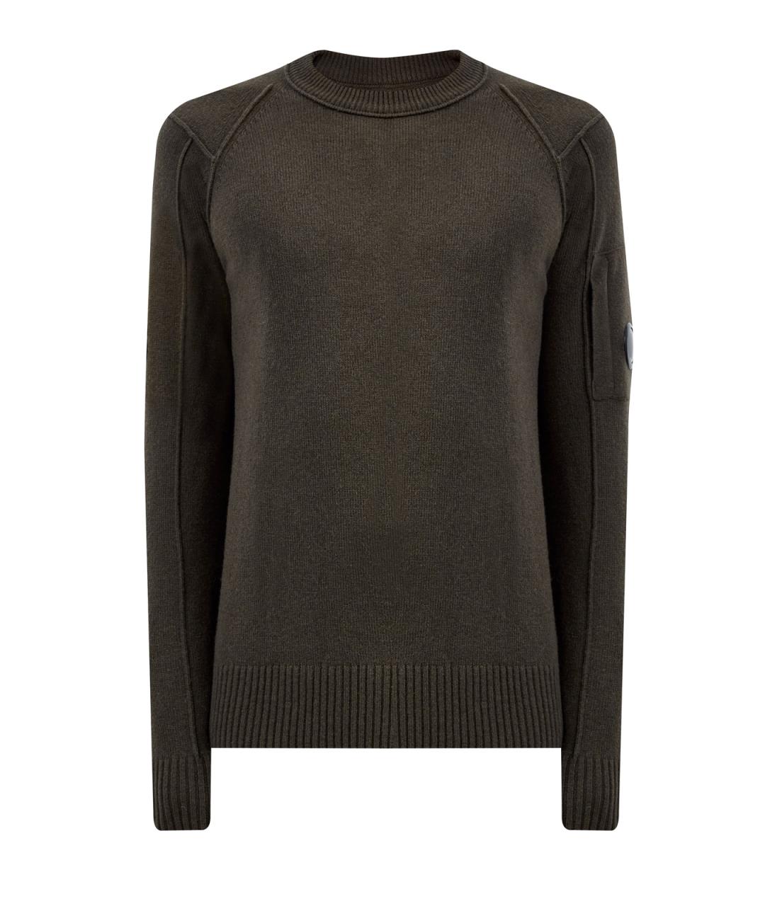 CP COMPANY Зеленый шерстяной джемпер / свитер, фото 1