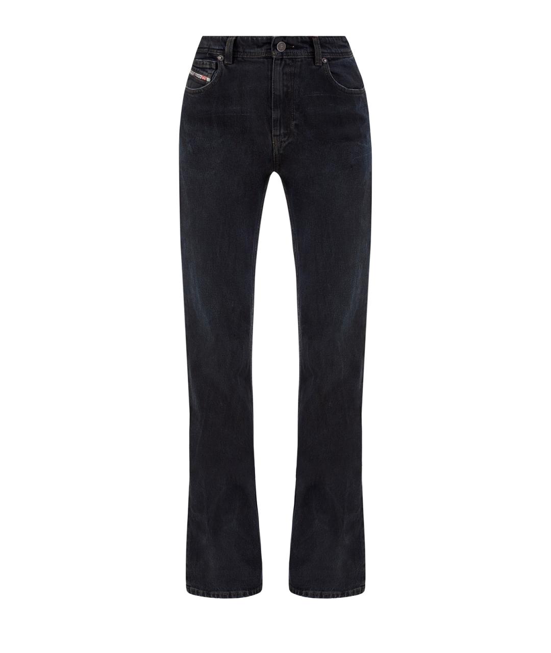 DIESEL Черные хлопковые джинсы клеш, фото 1