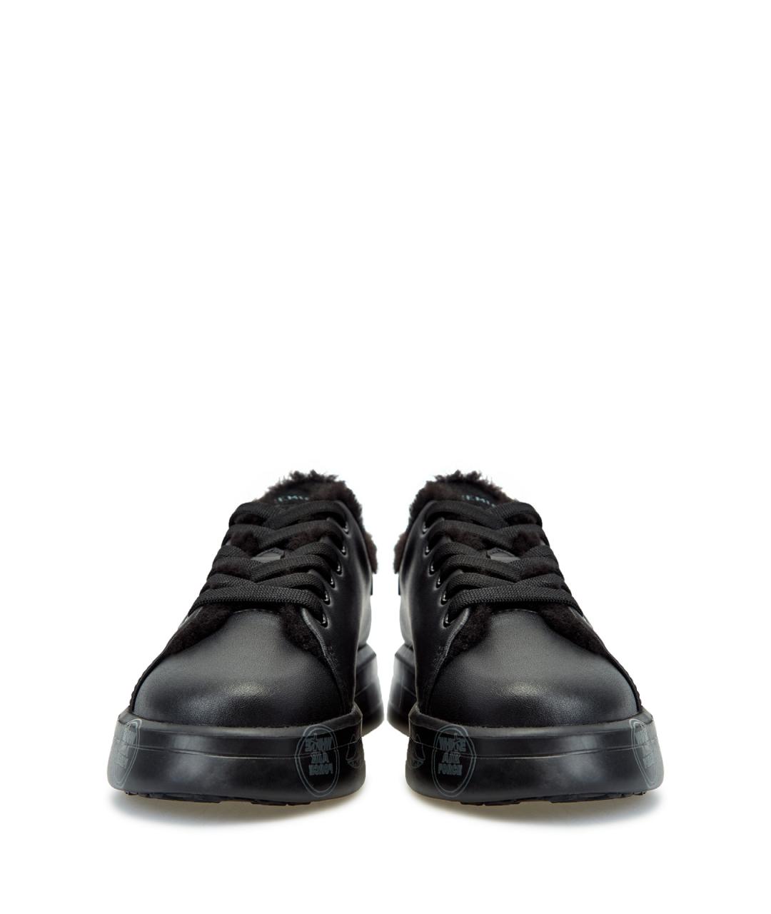 PREMIATA Черные кожаные кроссовки, фото 5
