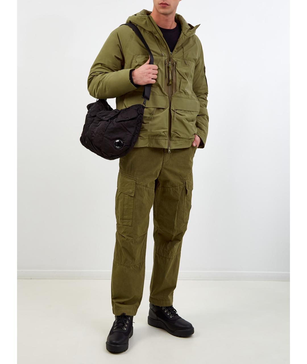 CP COMPANY Зеленый полиамидовый пуховик, фото 2