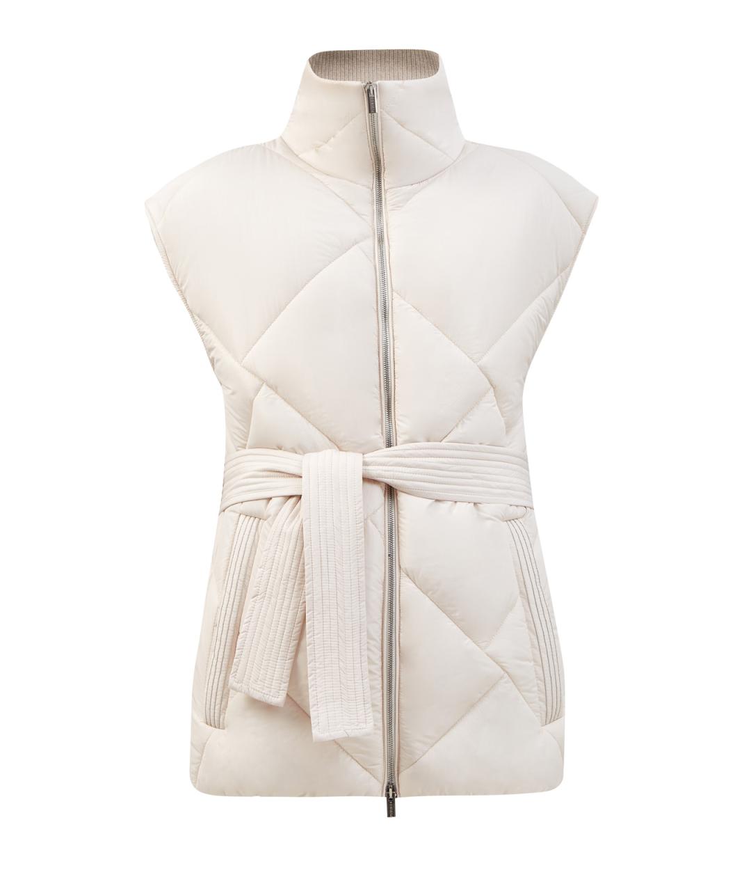 PESERICO Бежевый полиэстеровый жилет, фото 1