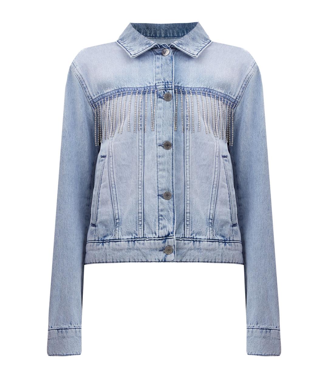 KARL LAGERFELD Голубая хлопковая куртка, фото 1