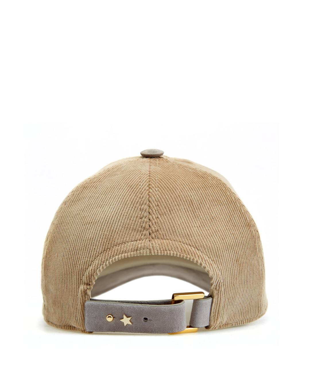 LORENA ANTONIAZZI Бежевая хлопковая кепка, фото 4
