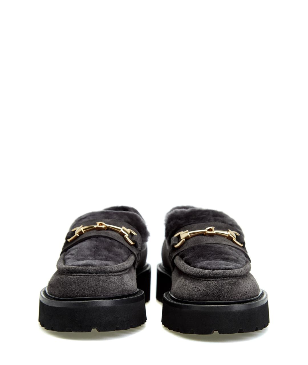 DOUCAL'S Серые замшевые лоферы, фото 6