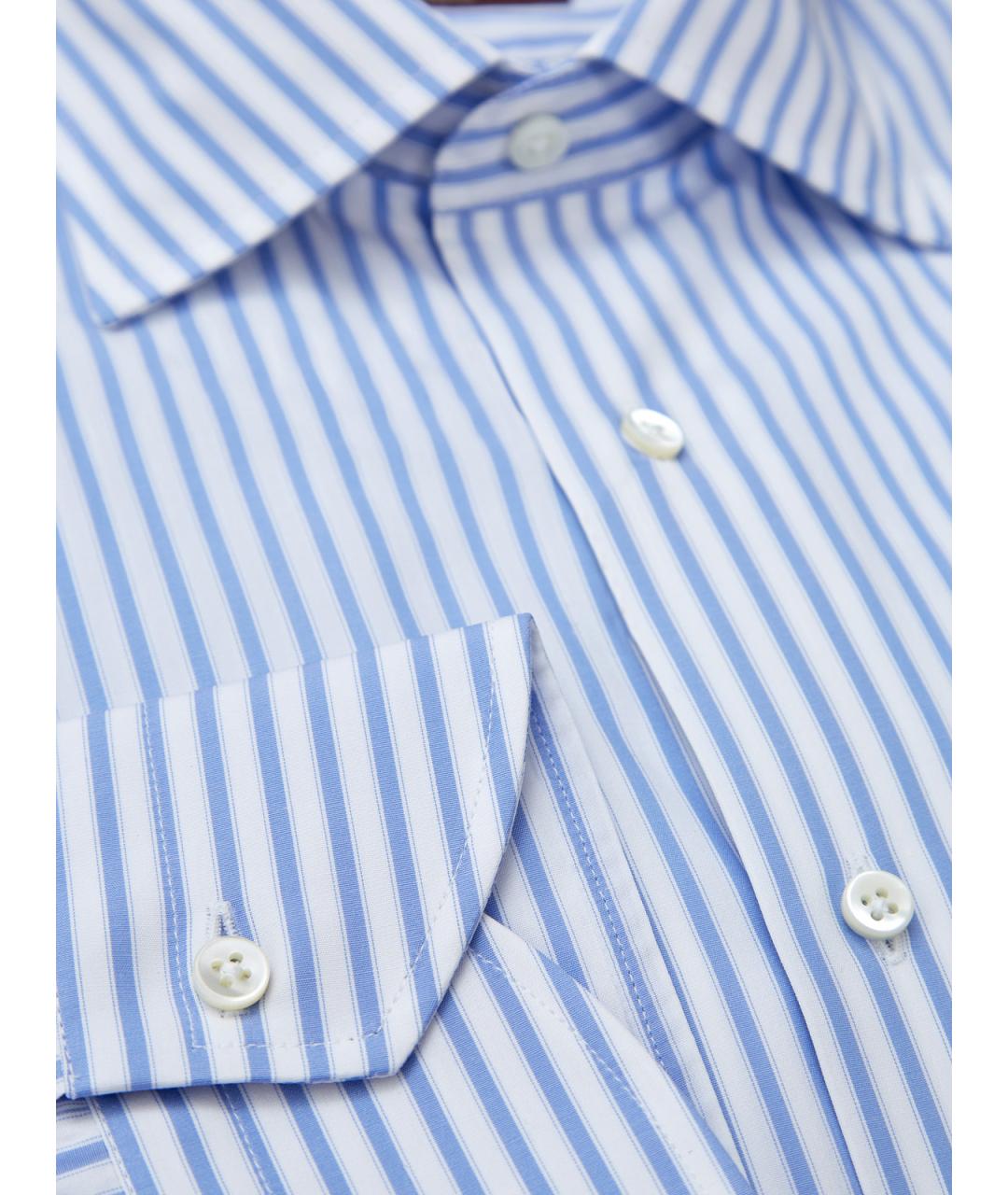 CANALI Голубая хлопковая кэжуал рубашка, фото 2