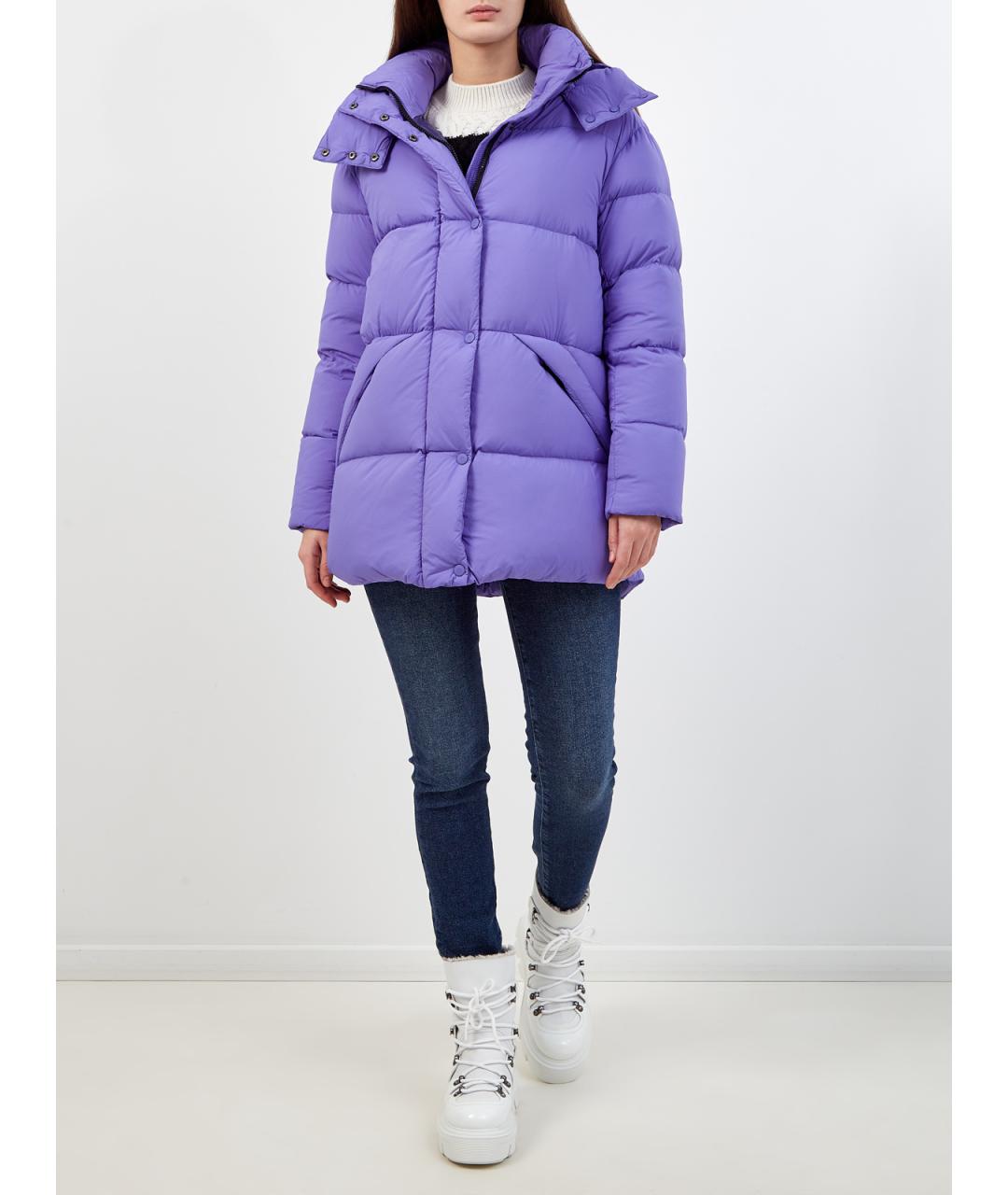 HETREGO Фиолетовый полиамидовый пуховик, фото 2