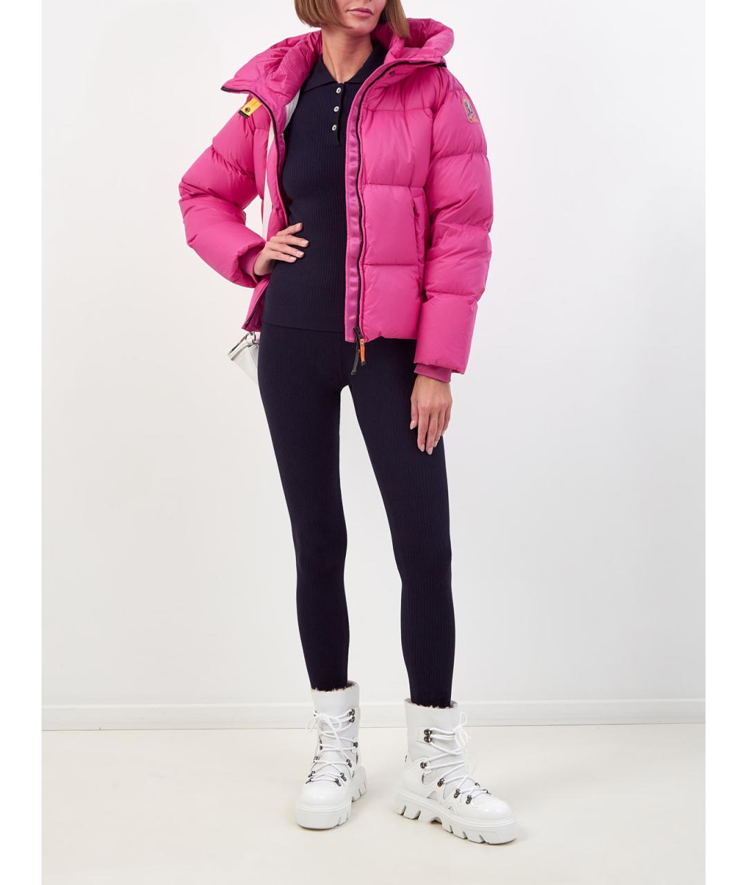 PARAJUMPERS Синие шерстяные леггинсы и велосипедки, фото 2