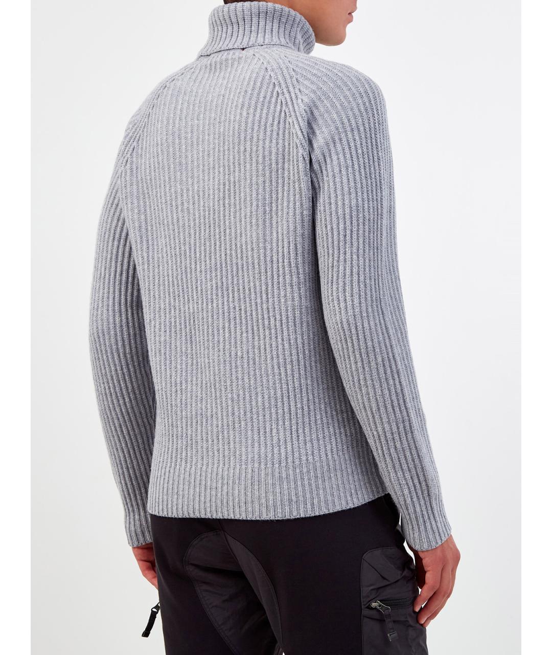 PARAJUMPERS Серый шерстяной джемпер / свитер, фото 4