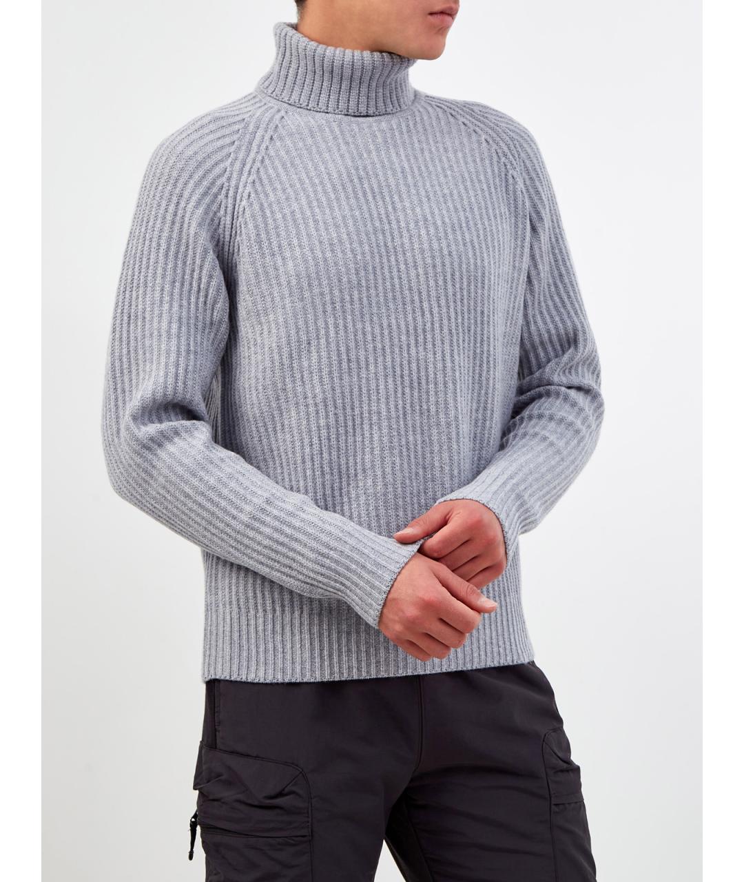 PARAJUMPERS Серый шерстяной джемпер / свитер, фото 3