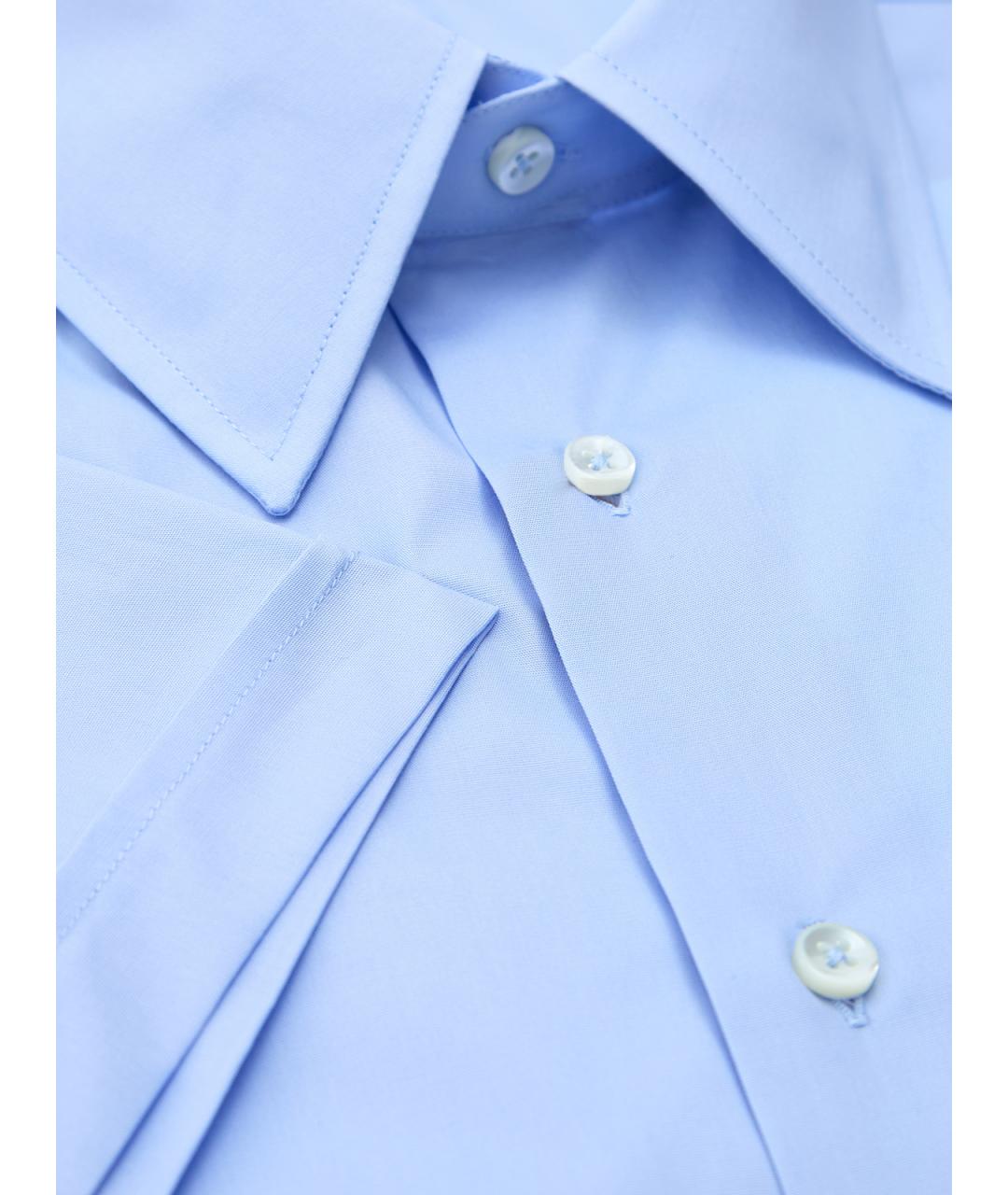 CANALI Голубая хлопковая кэжуал рубашка, фото 3