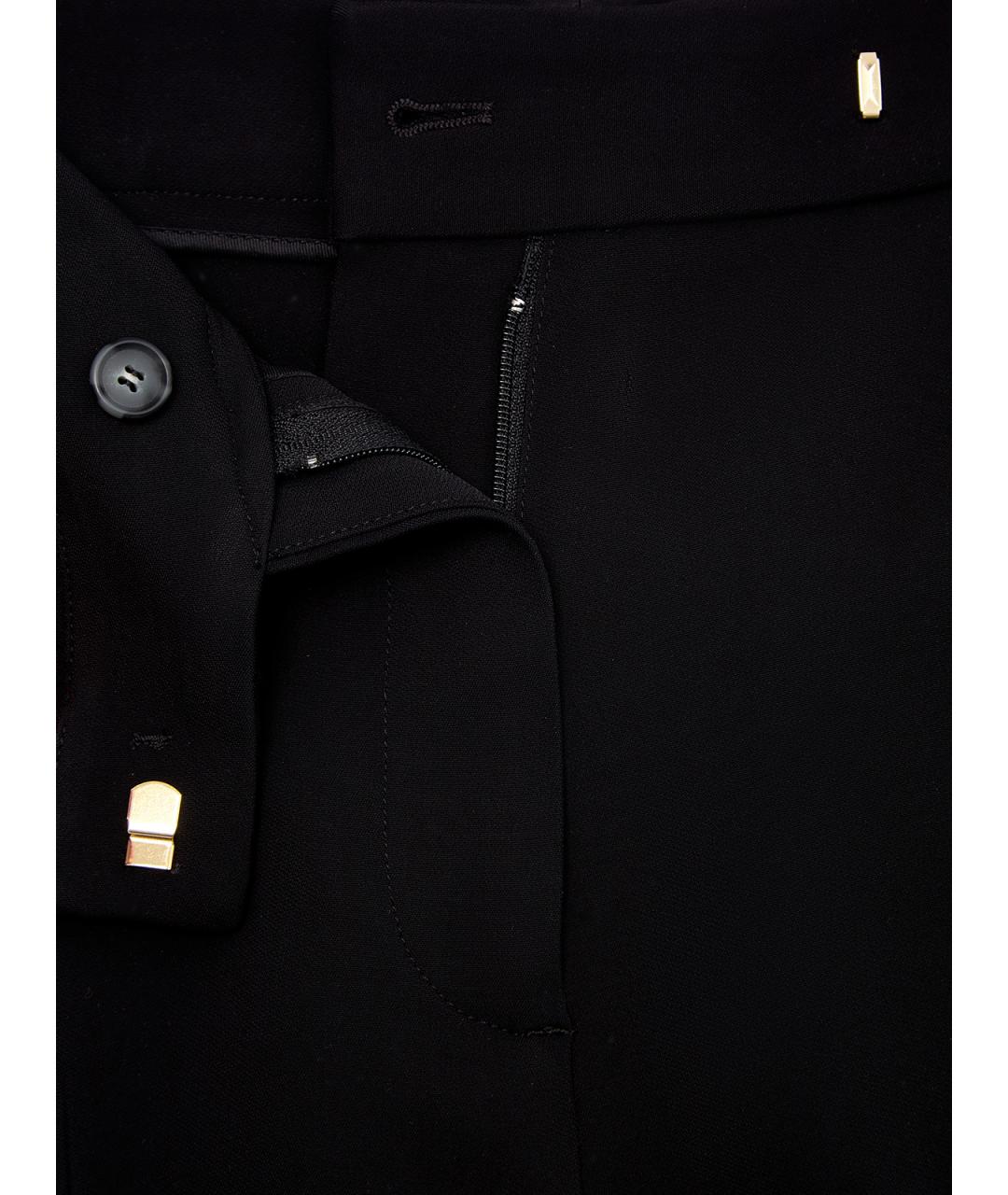 LORENA ANTONIAZZI Черные вискозные брюки широкие, фото 6