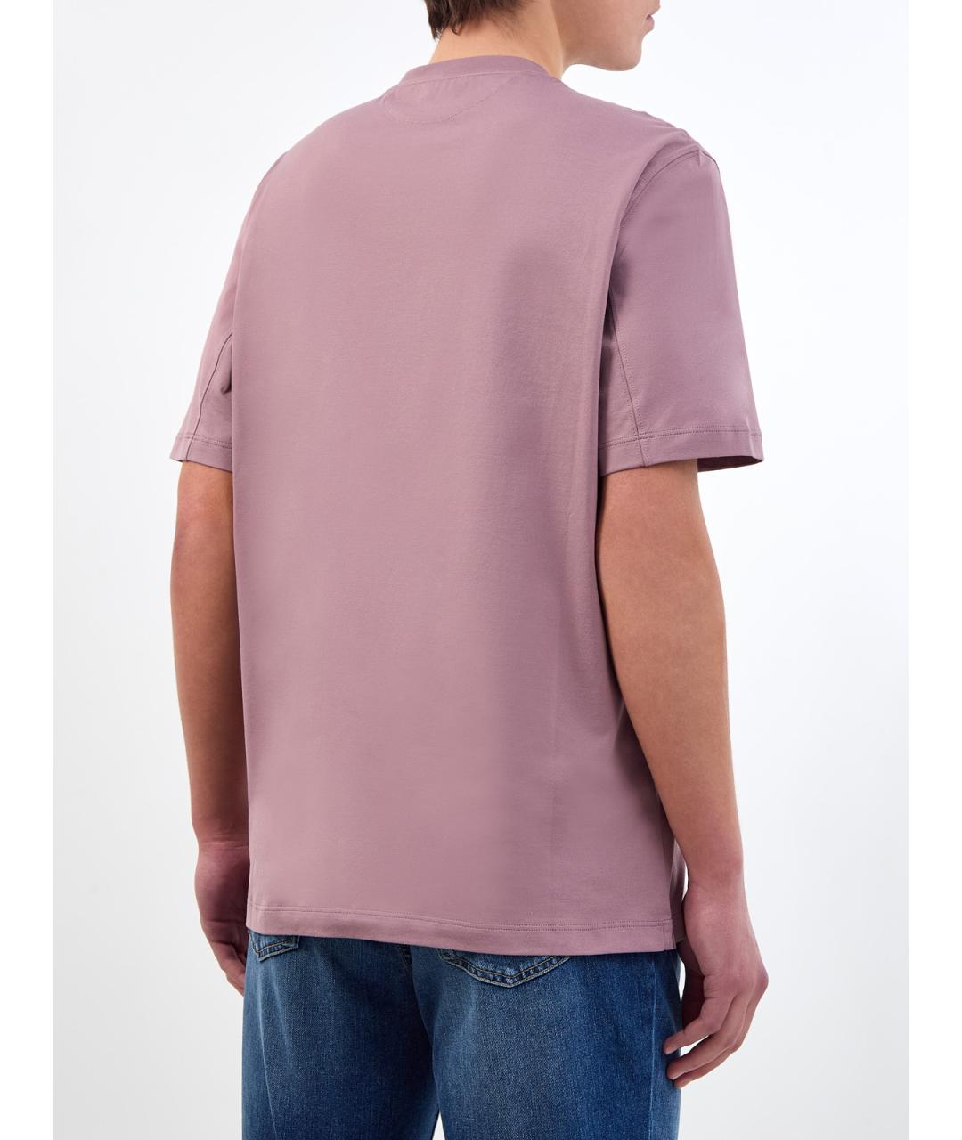 BRUNELLO CUCINELLI Хлопковая футболка, фото 4