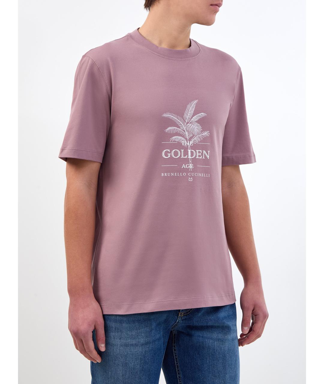 BRUNELLO CUCINELLI Хлопковая футболка, фото 3