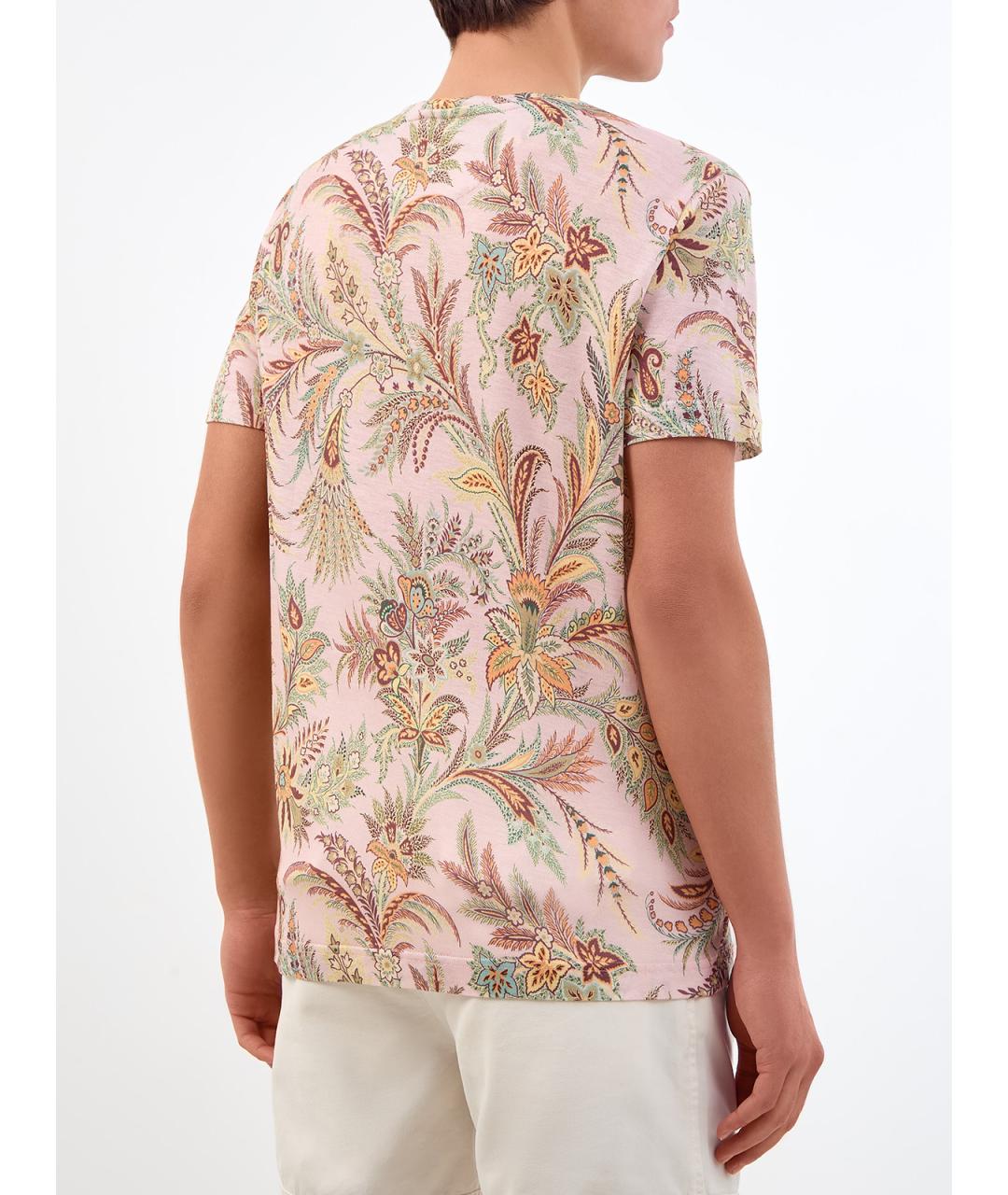 ETRO Розовая футболка, фото 4